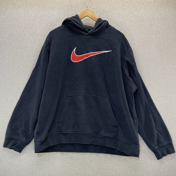 Nike Big Center Swoosh Logo Hoodie Sweatshirt Men's XXL - Picture 9 of 9